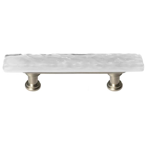 Sietto SP-204-SN Glacier Blue-Gray Skinny Pull with Satin Nickel Base