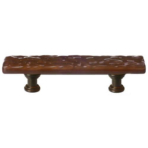 Sietto SP-209-ORB Skinny Glacier Woodland Brown Pull with Oil-Rubbed Bronze Base