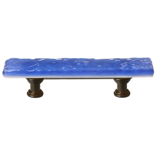 Sietto SP-219-ORB Skinny Glacier Sky Blue Pull with Oil-Rubbed Bronze Base