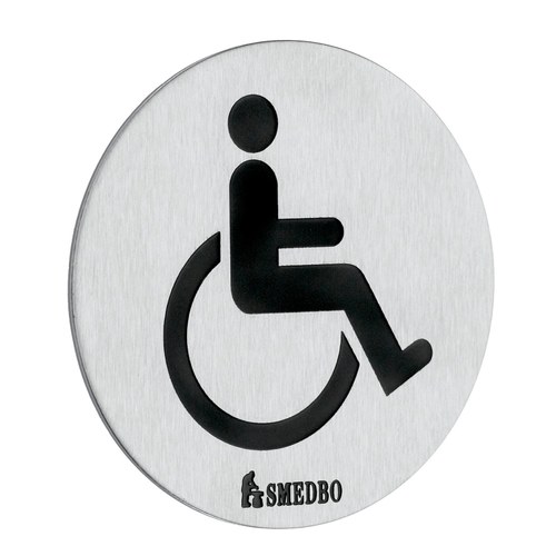 Smedbo FS959 Disabled Toilet Sign