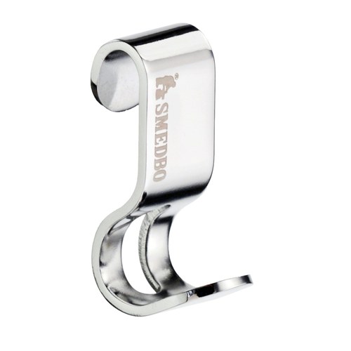 Smedbo DK2100 Soap Basket Hooks, Pair
