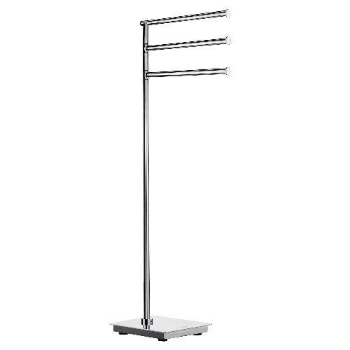 Smedbo FK604 Free Standing Triple Swing Arm Towel Rail