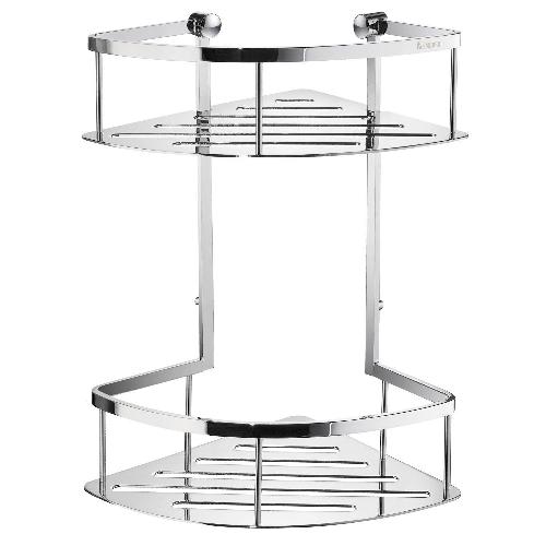 Smedbo DK3032 Double Corner Shower Basket