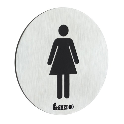 Smedbo FS956 Lady Toilet Sign