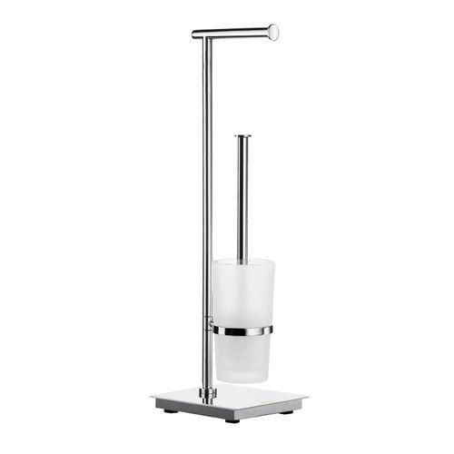 Smedbo FK603 Toilet Roll Holder Brush Set with Container