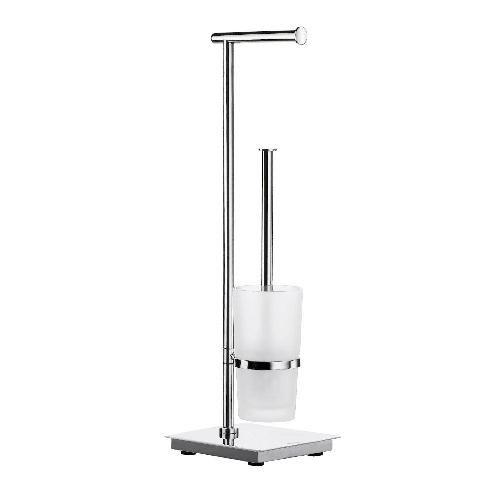 Smedbo FK603 Toilet Roll Holder Brush Set with Container