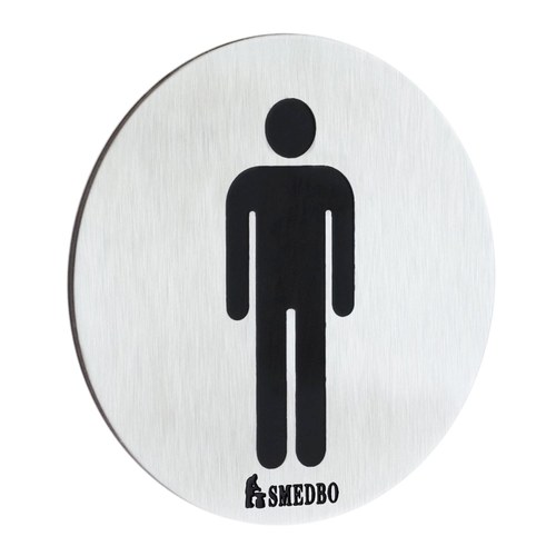 Smedbo FS957 Gentleman Toilet Sign