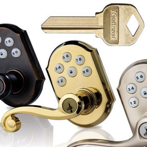Kwikset 158RDT-26 Milan Round Single Cylinder Deadbolt with RCAL Latch and RCS Strike KA3 Bright Chrome Finish