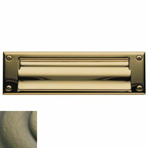 Baldwin 0015050 Antique Brass Letter Box Plate