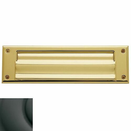 Baldwin 0017102 Oil Rubbed Bronze Letter Box Plate
