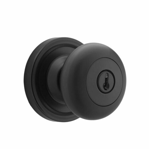 Weslock 00640I2I2SL23MB Impresa Adjustable Entry Lock with Full Lip Strike, Black Finish