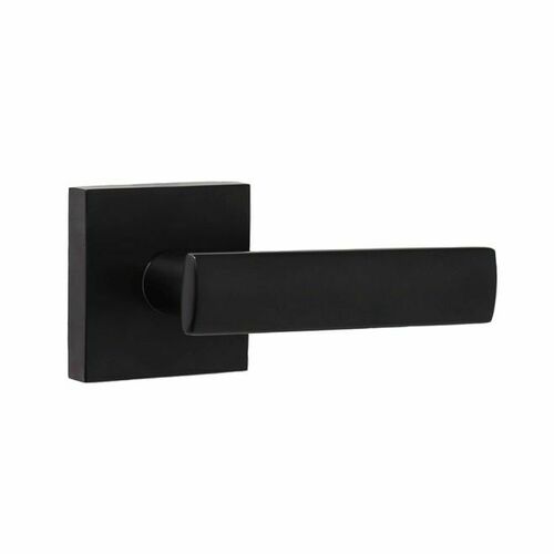 Weslock 007003232FR20 Utica Matte Black Lever Passage Lock with Adjustable Latch