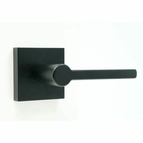 Weslock 007009292FR20 Brady Matte Black Lever Passage Lock with Adjustable Latch and Strike