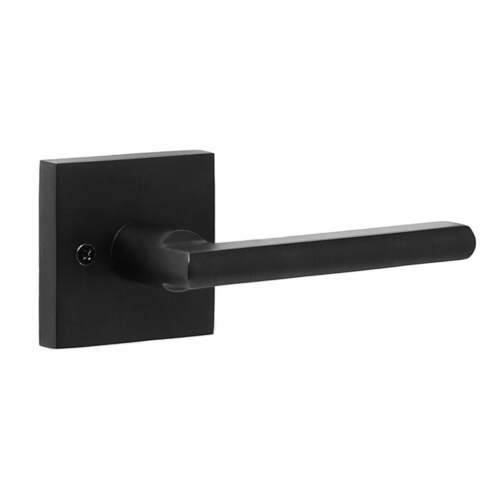 Weslock 0070552--0020 Atlas Matte Black Lever Half Dummy Lock