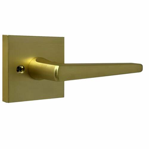 Weslock 0070574--0020 Philtower Satin Brass Lever Half Dummy Lock