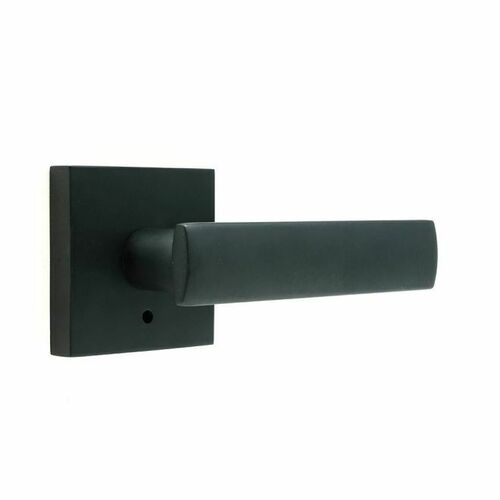 Weslock 007103232FR20 Utica Matte Black Lever Privacy Lock with Adjustable Latch