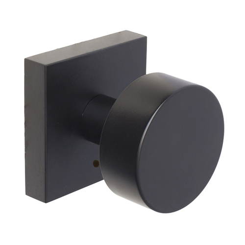 Weslock 007104242FR20 Mesa Privacy Knob Lock, Adjustable Latch, Matte Black Finish