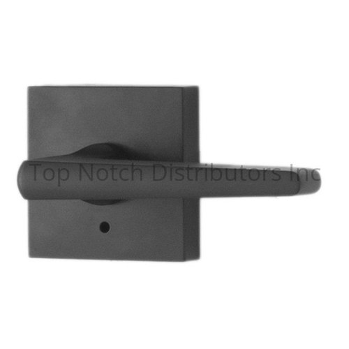 Weslock 007107272FR20 Philtower Matte Black Privacy Lock with Adjustable Latch and Strike