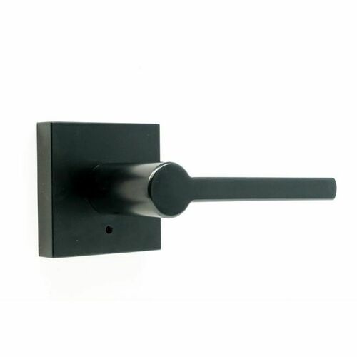 Weslock 007109292FR20 Brady Matte Black Privacy Lever Lock with Adjustable Latch and Strike
