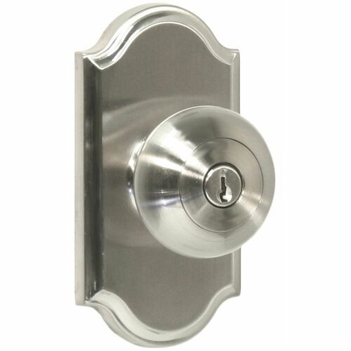 Weslock 01740ININSL23 Impresa Premiere Satin Nickel Entry Lock with Adjustable Latch