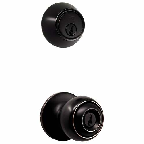 Weslock 02271S1S1FR22 Salem Keyed Entry Single Cylinder Deadbolt KA2, Oil Rubbed Bronze