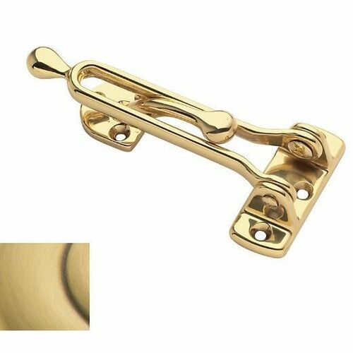 Baldwin 0250060 Satin Brass Brown Door Guard