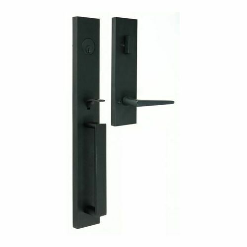 Weslock 02890-272SL2D Xanthis Single Cylinder Handleset with Philtower Lever, Matte Black