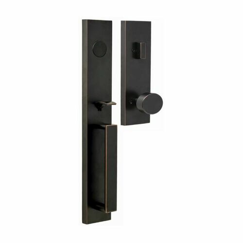 Weslock 02895-1410020 Xanthis Dummy Handleset with Mesa Knob, Oil Rubbed Bronze Finish