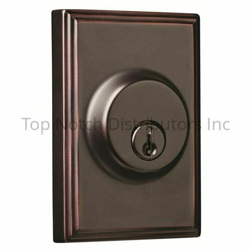 Weslock 03771-1-1SL23 Woodward Single Cylinder Deadbolt, Oil Rubbed Bronze Finish