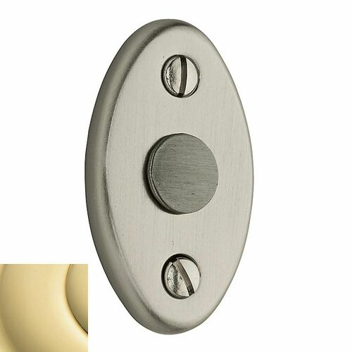 Baldwin 0404031 Oval Emergency Release Trim - Unlacquered Brass Finish