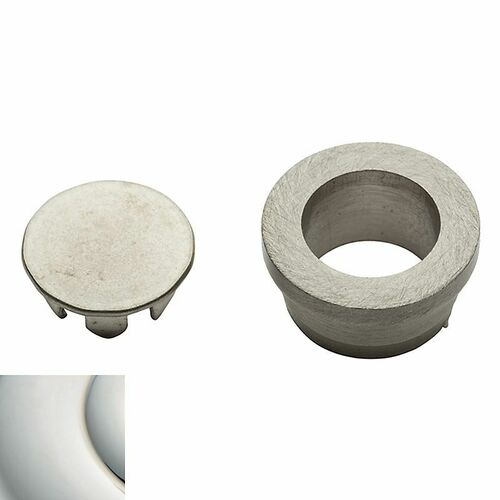 Baldwin 0407055 Round Emergency Release Trim - Bright Nickel Finish