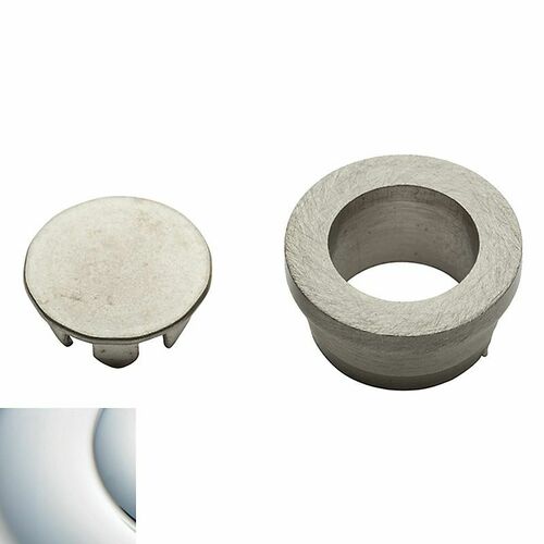 Baldwin 0407260 Round Emergency Release Trim - Bright Chrome Finish