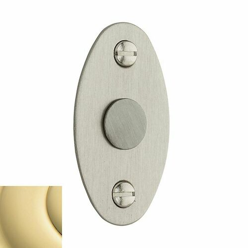 Baldwin 0416031 Oval Emergency Release Trim - Unlacquered Brass Finish
