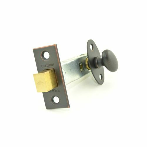 Baldwin 0419112 Venetian Bronze Traditional Mortise Door Bolt, 2-3/8