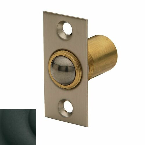 Baldwin 0426190 Satin Black Adjustable Ball Catch for Doors