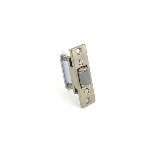 Baldwin 0430056 Satin Nickel Roller Latch with Full Lip Strike, Lifetime Finish