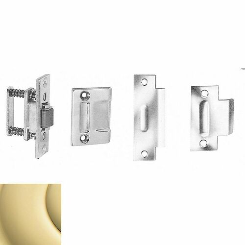 Baldwin 0432031 Unlacquered Brass Roller Latch with T Strike