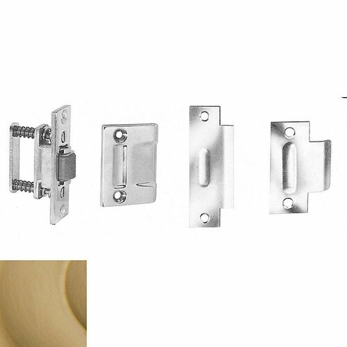 Baldwin 0432033 Vintage Brass Roller Latch with T Strike