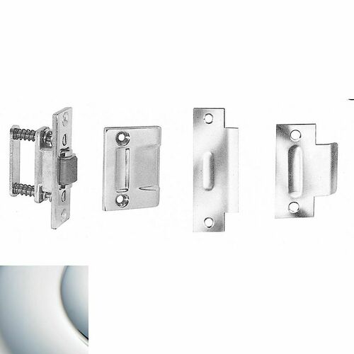 Baldwin 0432260 Bright Chrome Roller Latch with T Strike