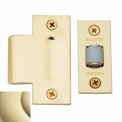 Baldwin 0440003 Adjustable Roller Catch - Lifetime Brass Finish