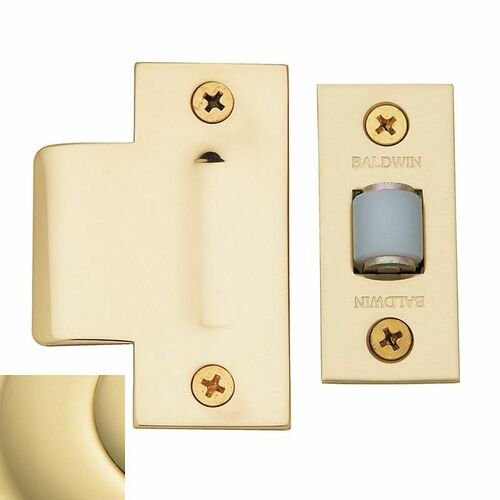 Baldwin 0440031 Adjustable Roller Catch - Unlacquered Brass Finish