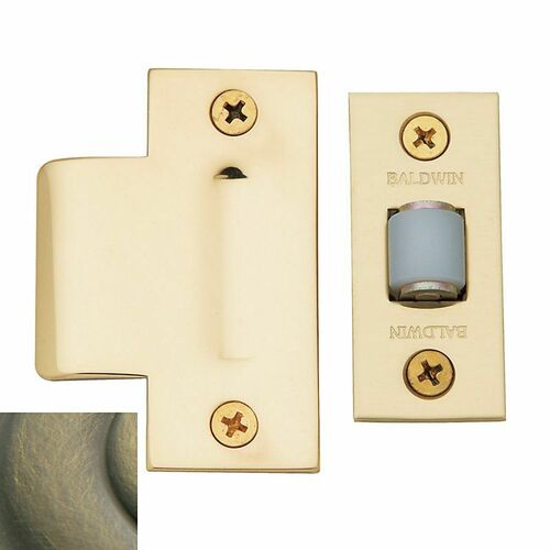 Baldwin 0440050 Antique Brass Adjustable Roller Catch
