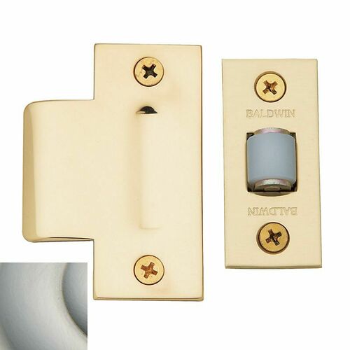 Baldwin 0440150 Satin Nickel Adjustable Roller Catch