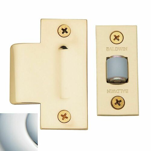 Baldwin 0440260 Adjustable Roller Catch - Bright Chrome Finish