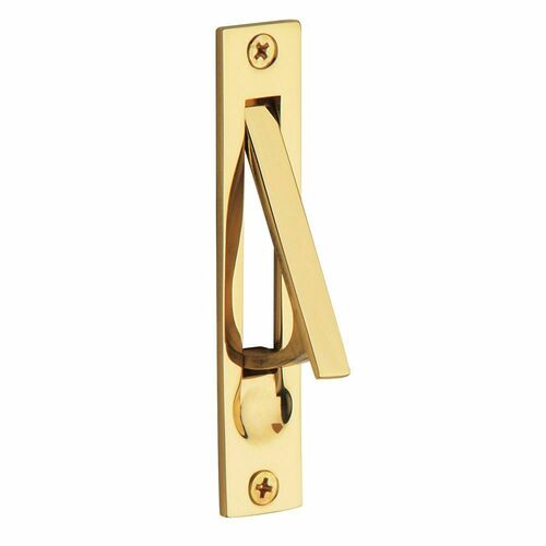 Baldwin 0465003 Edge Pull - Lifetime Brass Finish