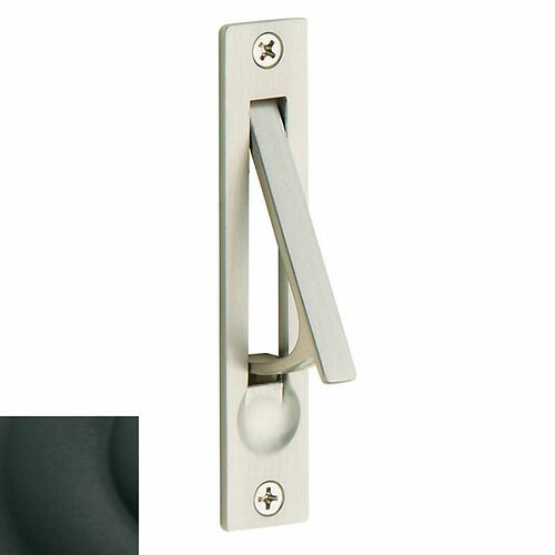 Baldwin 0465190 Satin Black Edge Pull