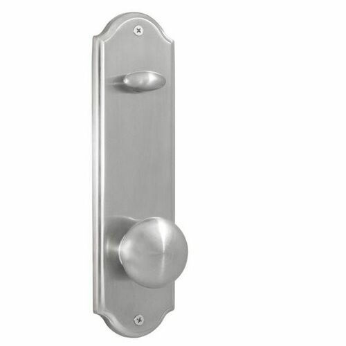 Weslock 06600--INSL20 Impresa Satin Nickel Single Cylinder Handleset Trim with Adjustable Latch