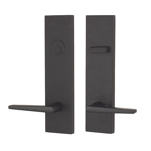 Weslock 0662572720020 Philtower Matte Black Dummy Handle Escutcheon