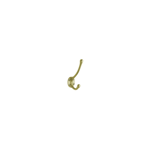 Baldwin 0742044 Costume Hook - Lifetime Satin Brass Finish