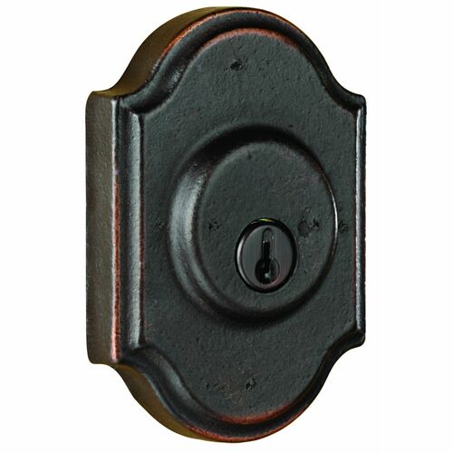 Weslock 07571-1-1SL23 Premiere Single Cylinder Deadbolt, Adjustable Latch, Oil Rubbed Bronze Finish